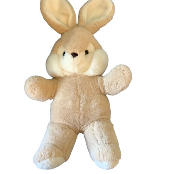 Vtg Cuddle Wit Beige Plush Easter Bunny Rabbit Stuffed Animal Toy 25" Tall - Picture 7 of 7